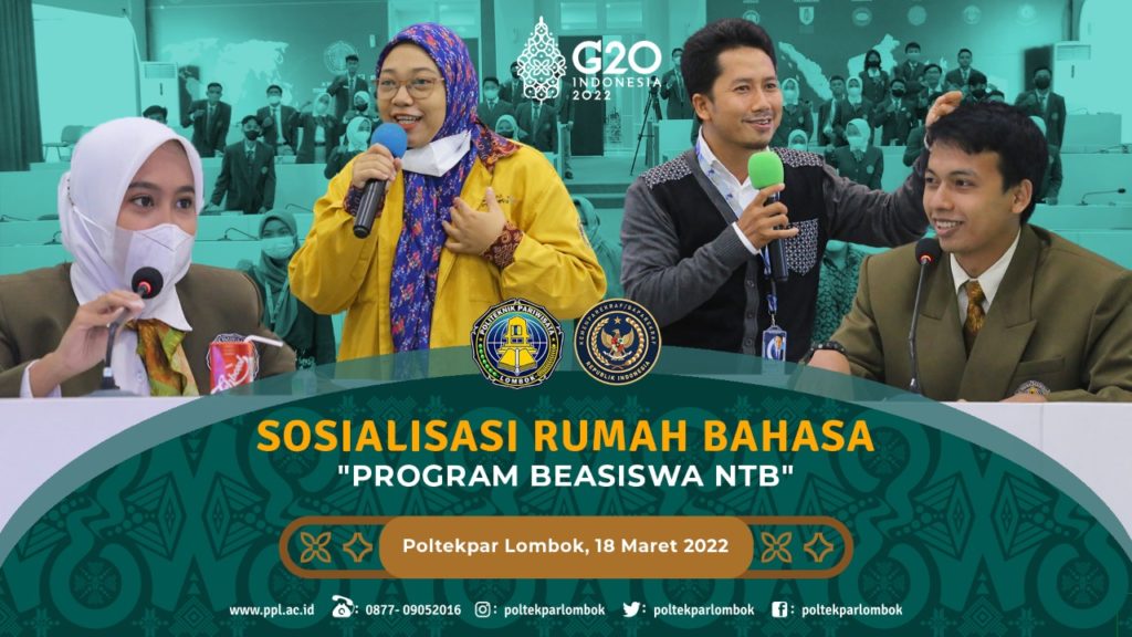 Sosialisasi Rumah Bahasa "Program Beasiswa NTB" - Politeknik Pariwisata ...