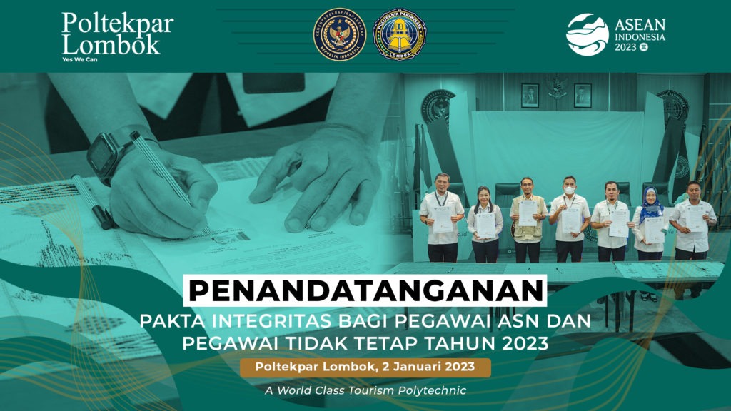 Penandatanganan Pakta Integritas Dan Kontrak Kerja Bagi Pegawai Tahun ...