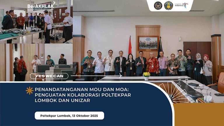 MOU Unizar & Poltekpar Lombok