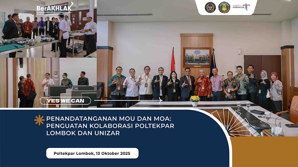 MOU Unizar & Poltekpar Lombok