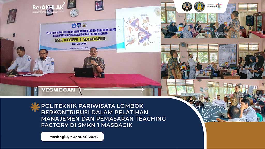 Pelatihan TEFA di SMK 1 Masbagik